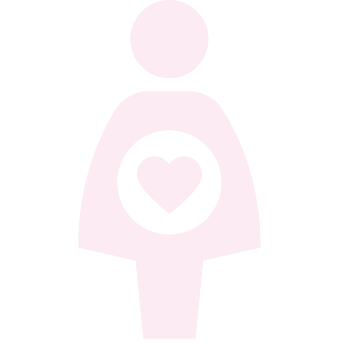 Pink Pregnancy Woman Icon